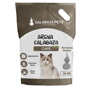 Arena Calabaza para Gatos: Aroma Café 10 Kg - Comodidad y Frescura para tu Mascota