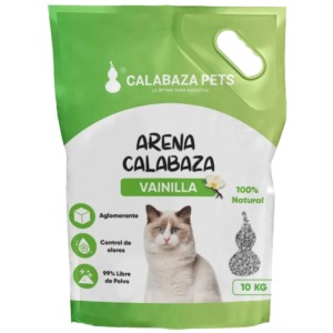 Arena Calabaza para Gatos: Aroma Vainilla - 10 Kg de Frescura y Comodidad