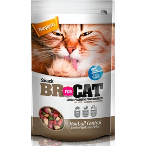BR For Cat Gato Snack Nuggets Bolas de Pelo 60 Gr