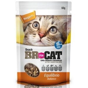 BR For Cat Gato Snack Nuggets Equilibrio 60 Gr