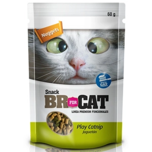 BR For Cat Gato Snack Nuggets Play Catnip 60 Gr