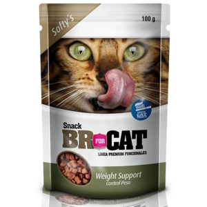 BR For Cat Gato Snack Softy Control Peso 100 Gr