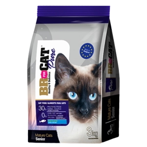 BR For Cat Pure Gato Senior Pescado 3 Kg