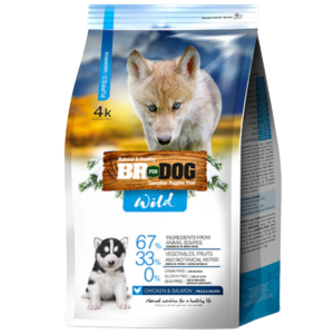 Empaque BR For Dog Wild Cachorros 4 kg alimento para etapas de crecimiento.