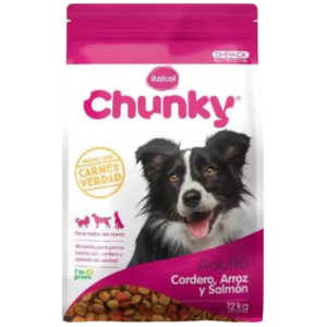 Chunky Cordero Arroz y Salmón - Paquete de 12 kg para una Alimentación Completa y Nutritiva