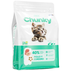Chunky Gaticos: Deliciosa Comida para Gatos de Pollo y Cordero - 8 Kg