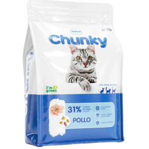 Chunky Gatos Pollo - Sabor Irresistible en Presentación de 8 Kg