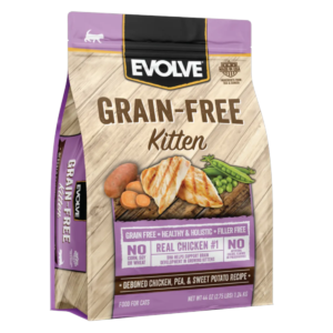 Alimento Evolve Pollo grain free para gatitos 1.24 Kg