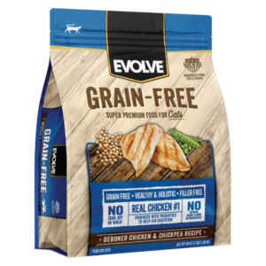Alimento Evolve Pollo grain free para gato 4.98 Kg