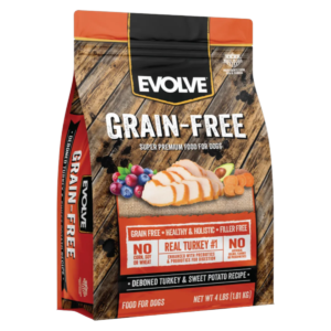 Alimento Evolve Pavo grain free para perro 11.8 Kg