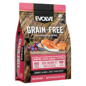 Alimento Evolve Salmón grain free para perro 5.44 Kg